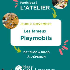 Atelier Les fameux Playmobils - Jeudi 06 novembre - La Réunion