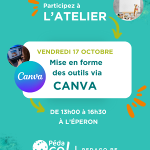 Atelier Mise en forme des outils via CANVA - Vendredi 14 novembre - La Réunion